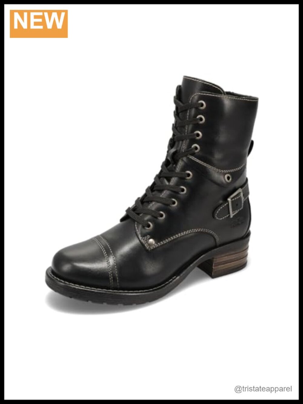 Women's Leather Mid-Calf Boots with Arch Support & Faux Fur Lining